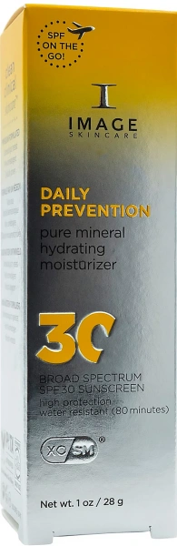 Мінеральний зволожуючий крем SPF 30 / Daily Prevention Pure Mineral Hydrating Moisturizer SPF 30 / Image Skincare купить
