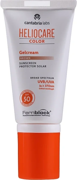 Тональний сонцезахисний гель-крем SPF 50 для нормальної та сухої шкіри / Heliocare Color Gelcream SPF50 / Cantabria Labs купить