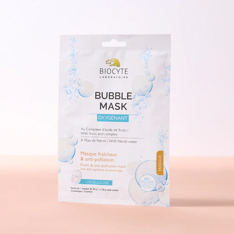Пузырьковая маска очищает и освежает кожу лица / Biocyte Bubble Mask / Biocyte купить
