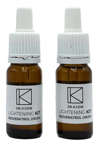 Восстанавливающие капли с ресвератролом для сияния кожи 2х10 мл / RESVERATROL DROPS 2X 10 ML / Dr.Kadir купить