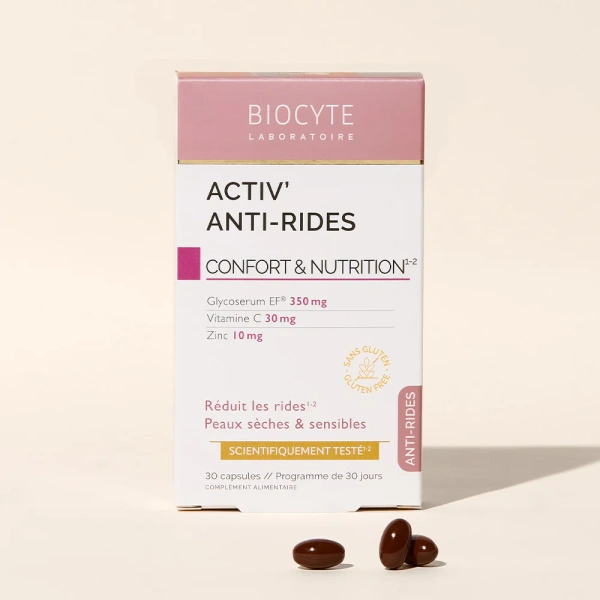 Формула з керамідами для зменшення зморшок / Activ Anti Rides / Biocyte купить