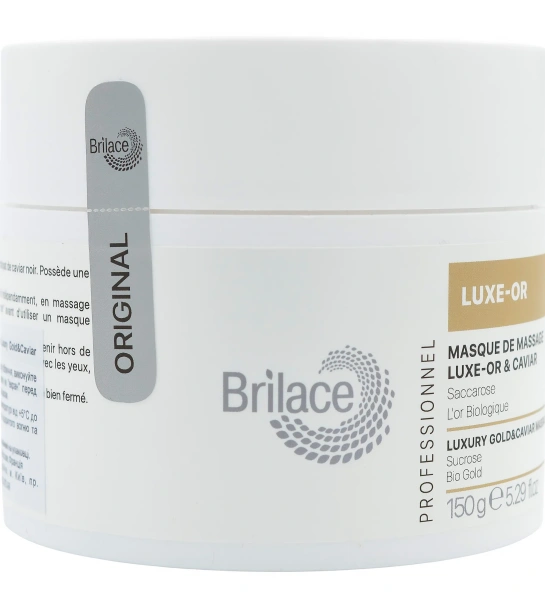 Маска с золотом и экстрактом икры / Luxury Gold and Caviar massage mask / Brilace купить