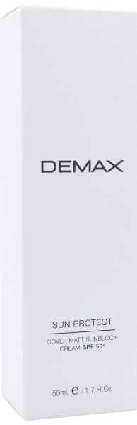 Солнцезащитный матирующий крем санблок с тоном SPF 50 / Demax купить