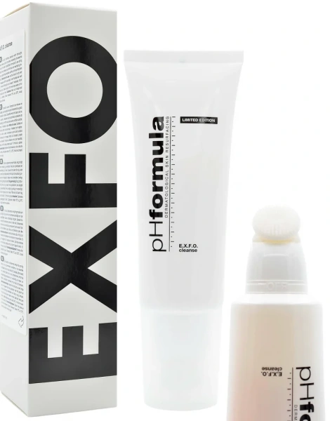 Очищаючий гель зі щіточкою / E.X.F.O. cleanse LIMITED EDITION / pHformula