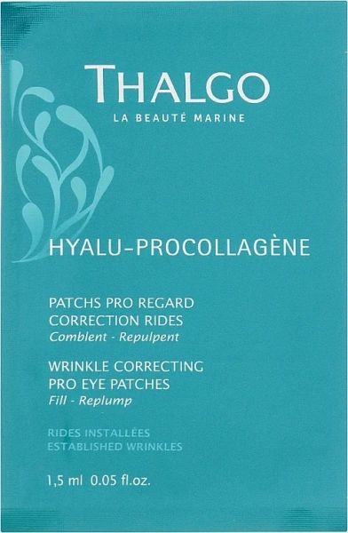 Гіалуронові патчі для очей / Wrinkle Correcting Pro Eye Patches / THALGO купить