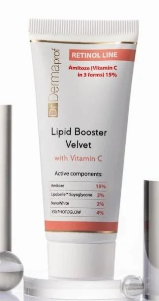 Оксамитовий ліпідний бустер із вітаміном С / LIPID BOOSTER Velvet with Vitamin C / pHarmika