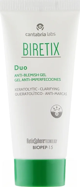Себорегулюючий гель для шкіри з акне Biretix / BIRETIX DUO GEL ANT-IMPRF / Cantabria Labs купить