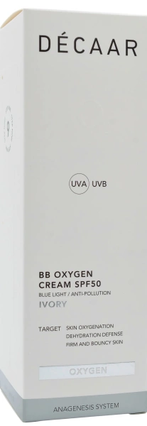 ВВ-крем SPF 50 с перфтордекалином / BB Oxygen Cream SPF 50 / DECAAR