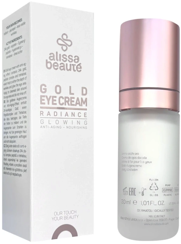 Крем для век с пептидами и золотом / Gold Eye Cream / Alissa Beaute купить