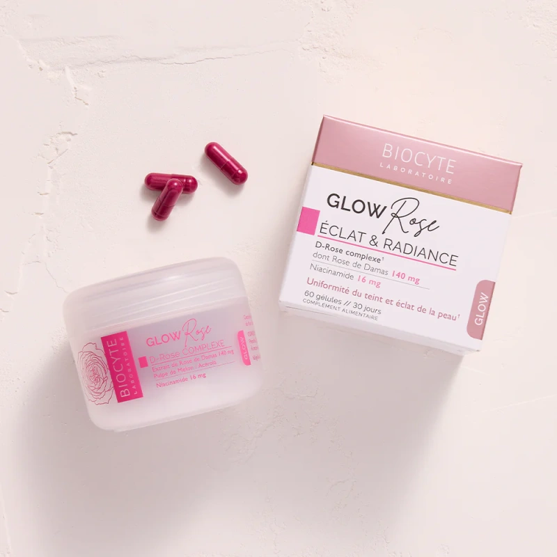 Для ідеального кольору обличчя / GLOW ROSE /  Biocyte купить