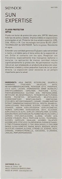 Сонцезахисний флюїд SPF30 із технологією Blue Light / Protective sun fluid SPF30 / Skeyndor купить