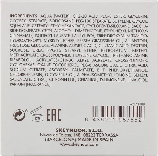 Ультразволожуючий крем 24 години /  Natural defence ultra moisturizing cream 24H / Skeyndor купить