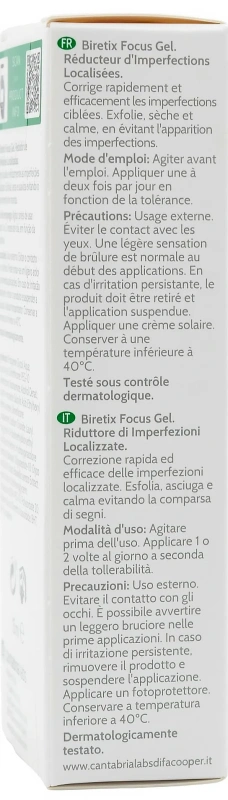 Фокус-гель для кожи с акне / BIRETIX Focus Gel / Cantabria Labs купить