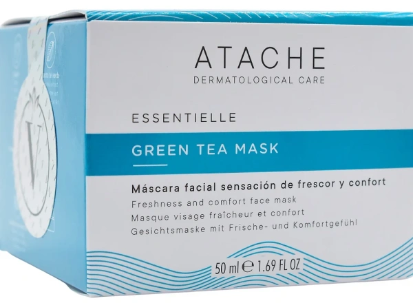 Відновлююча та заспокійлива маска з екстрактом зеленого чаю / Essentielle Reafirming Mask Green Tea / Atache