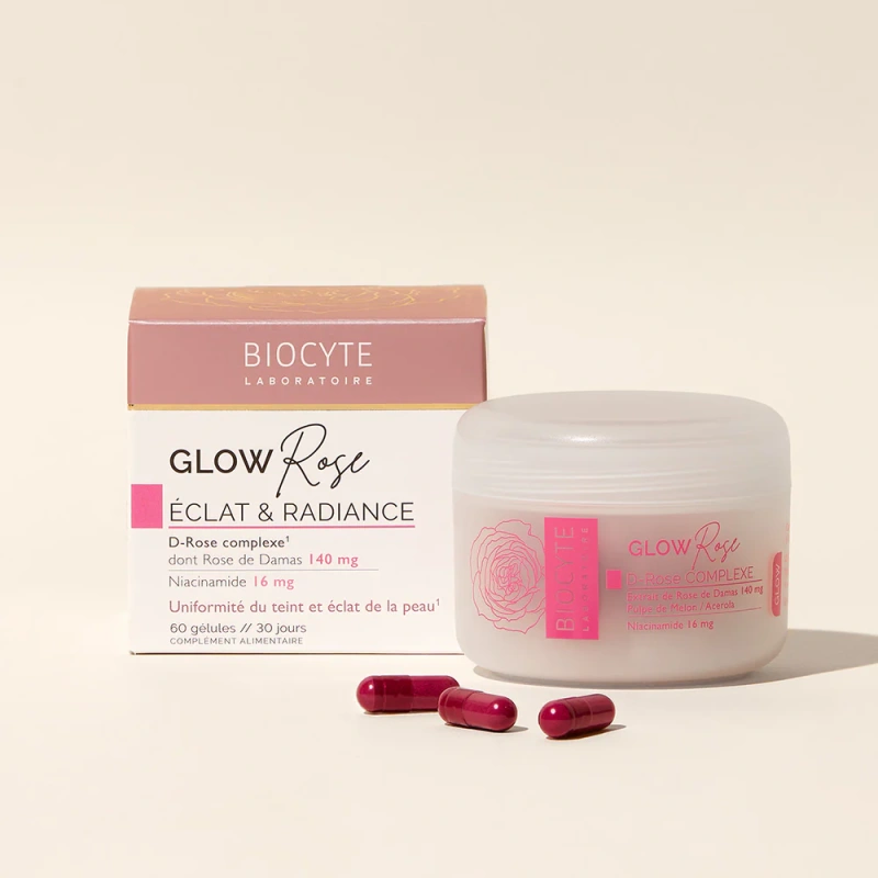 Для ідеального кольору обличчя / GLOW ROSE /  Biocyte купить