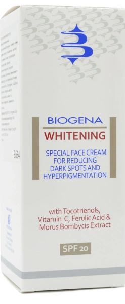 Крем осветляющий против пигментных пятен SPF20 / WHITENING / Biogena купить