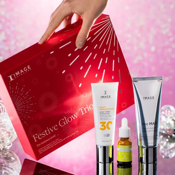 Лимитированный подарочный набор Праздничное сияние / Festive Glow Trio / Image Skincare купить