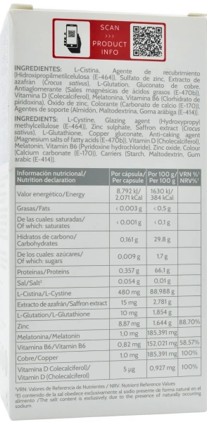 Капсулы против выпадения волос / IRALTONE FORTE MELATONIN / Cantabria labs купить