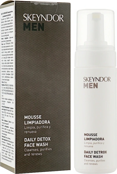 Очищающий мусс для умывания тройного действия / Men Daily Detox Face Wash / Skeyndor купить