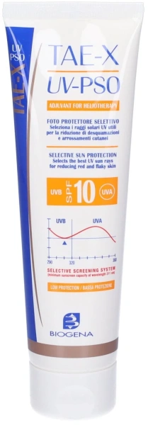 Сонцезахисний крем для шкіри з псоріазом / TAE X UV-PSO SPF 10 / Biogena купить