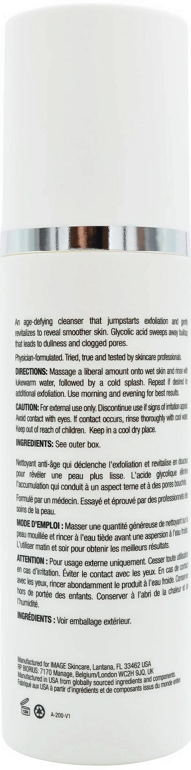 Очищающий гель с АНА / AGELESS Total Facial Cleanser / Image Skincare
