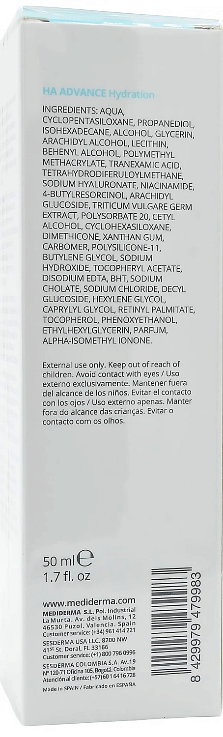 Увлажняющий крем-гель для лица / Hylanses MD Facial Gel Cream / Mediderma