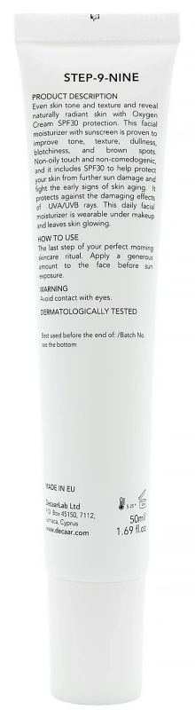 Крем кислородный SPF 30 / Oxygen Cream SPF 30 / DECAAR купить