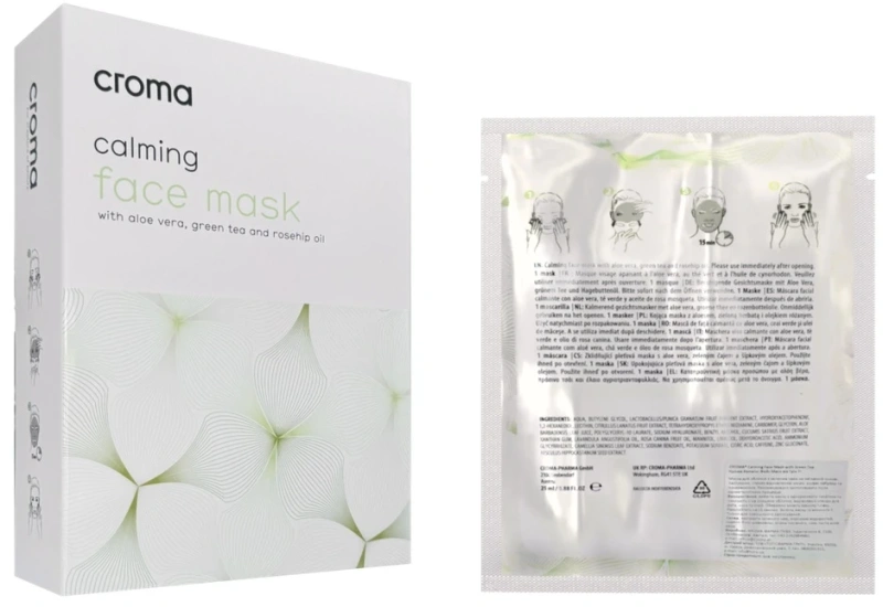 Маска для раздраженной и чувствительной кожи / Croma Calming Face Mask / Croma купить