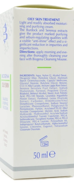 Крем для жирной кожи / OILY SKIN / Biogena купить