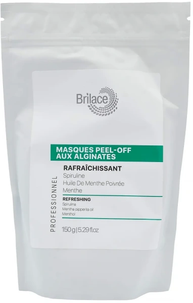 Освіжувальна альгінатна маска / Refreshing algin peel-off mask / Brilace