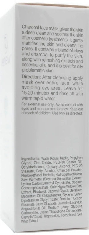 Успокаивающая маска на основе активированного угля / Charcoal Soothing Mask / Renew купить