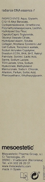 Моделююча сироватка / Radiance DNA essence / Mesoestetic купить