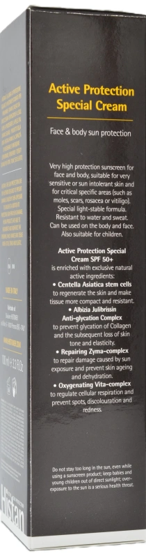 Крем солнцезащитный для лица и тела / Active Protection Special Cream SPF50+ / Histomer купить
