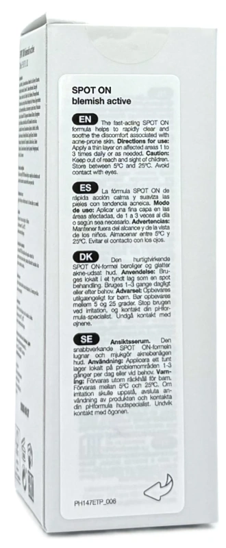 Крем против высыпаний акне / A.C. spot-on blemish / pHformula купить