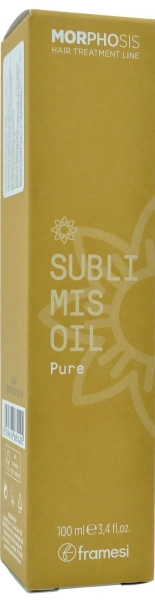 Увлажняющее масло для блеска и мягкости волос / Morphosis Sublimis Oil Pure / Framesi купить