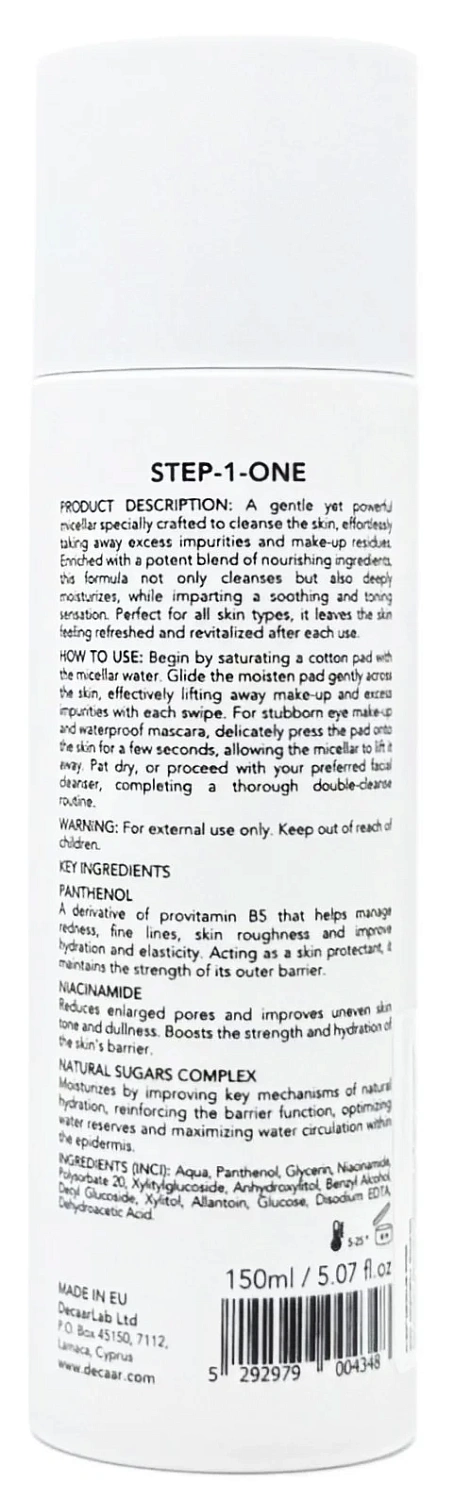Мицеллярная вода / ACTIVE³ micellar water / DECAAR
