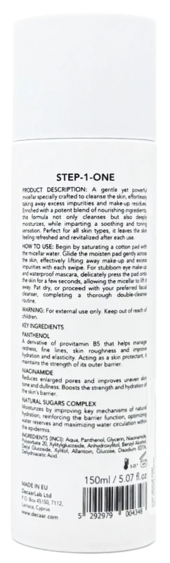 Мицеллярная вода / ACTIVE³ micellar water / DECAAR купить