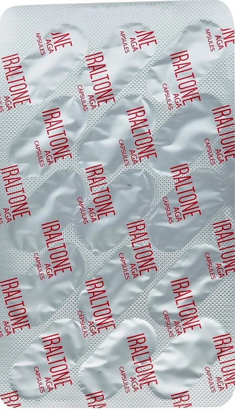 Капсулы для борьбы с хронической потерей волос /  IRALTONE AGA Capsules / Cantabria labs купить