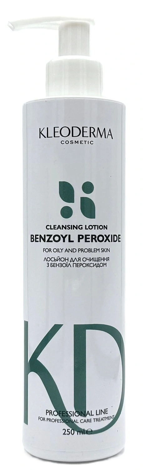 Лосьон с бензоил пероксидом / Benzoyl Peroxide Cleansing Lotion / KleoDerma