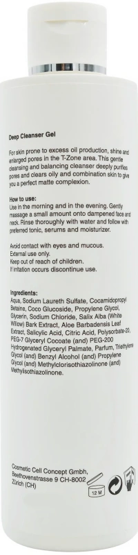 Очищающий гель для жирной кожи / Oily Skin Deep Cleanser Gel / Medilux купить