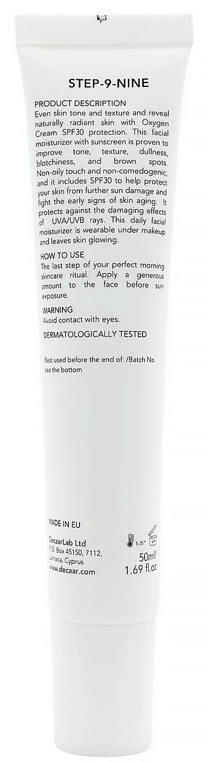 Крем кисневий SPF 30 / Oxygen Cream SPF 30 / DECAAR