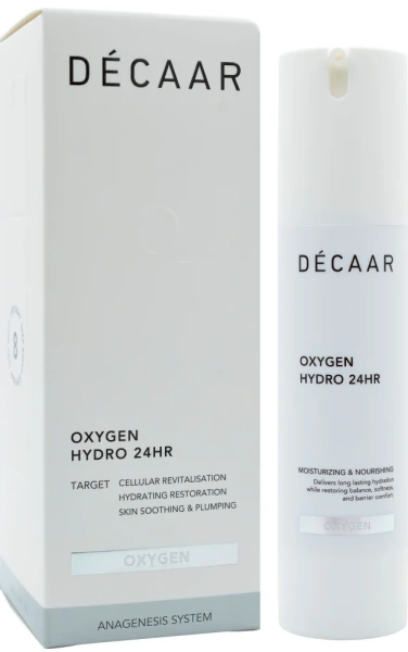 Крем кисневий 24 години зволоження / Oxygen Hydro 24 hours / DECAAR