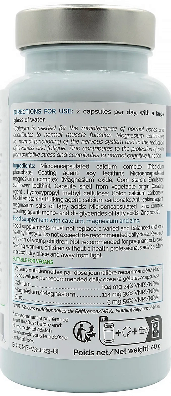 Комплекс кальция, магния и цинка / Cal/Mag/Zinc Liposomal / Biocyte