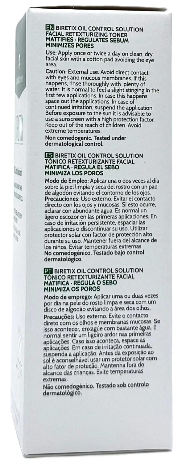 Себорегулирующий тоник / Biretix Oil Control Solution / Cantabria Labs