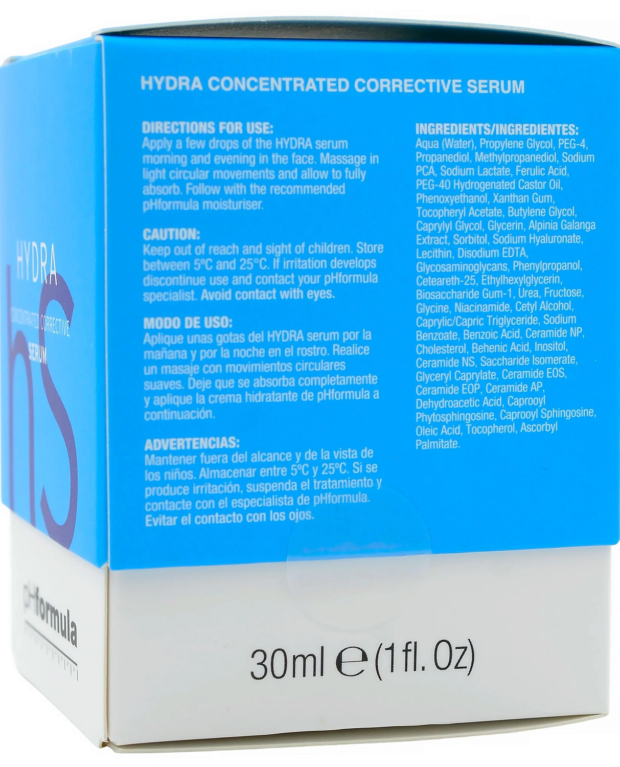 Увлажняющая корректирующая сыворотка / HYDRA serum / pHformula