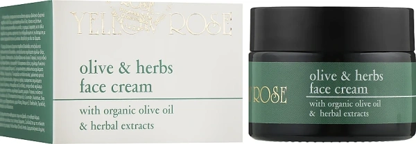 Увлажняющий и питательный крем с органическим маслом листьев оливы / Olive & Herbs Cream / Yellow Rose купить