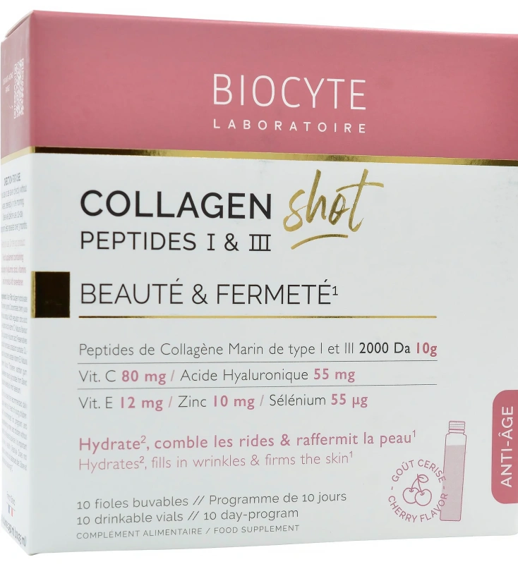 Мощная комплексная формула. Высокие дозировки / COLLAGEN SHOT / Biocyte купить