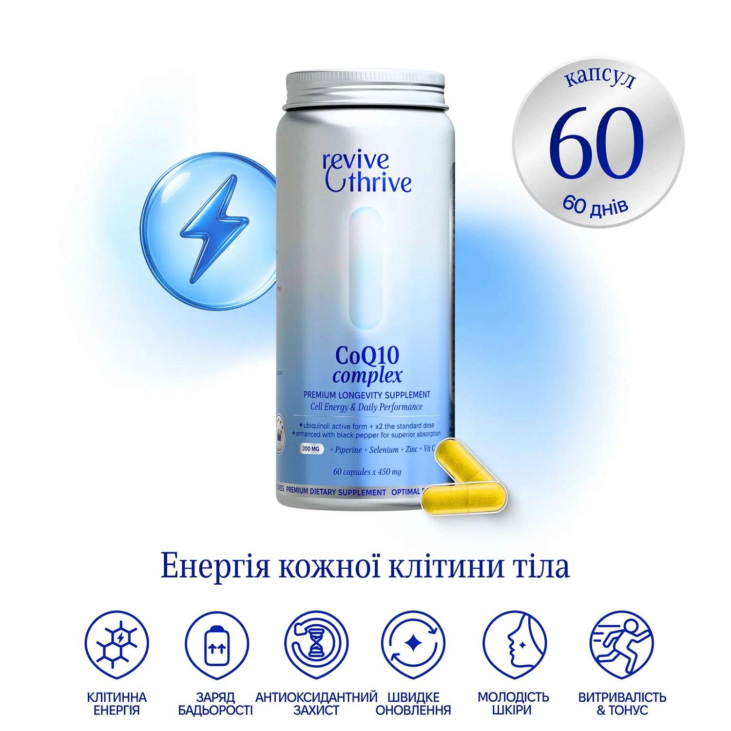 CoQ10 complex - энергетический комплекс / Revive & Thrive
