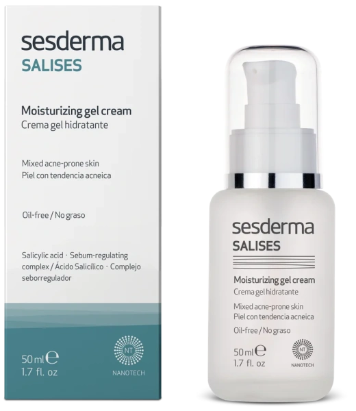 Зволожуючий крем-гель Салісес / SALISES MOISTURIZING GEL CREAM / Sesderma