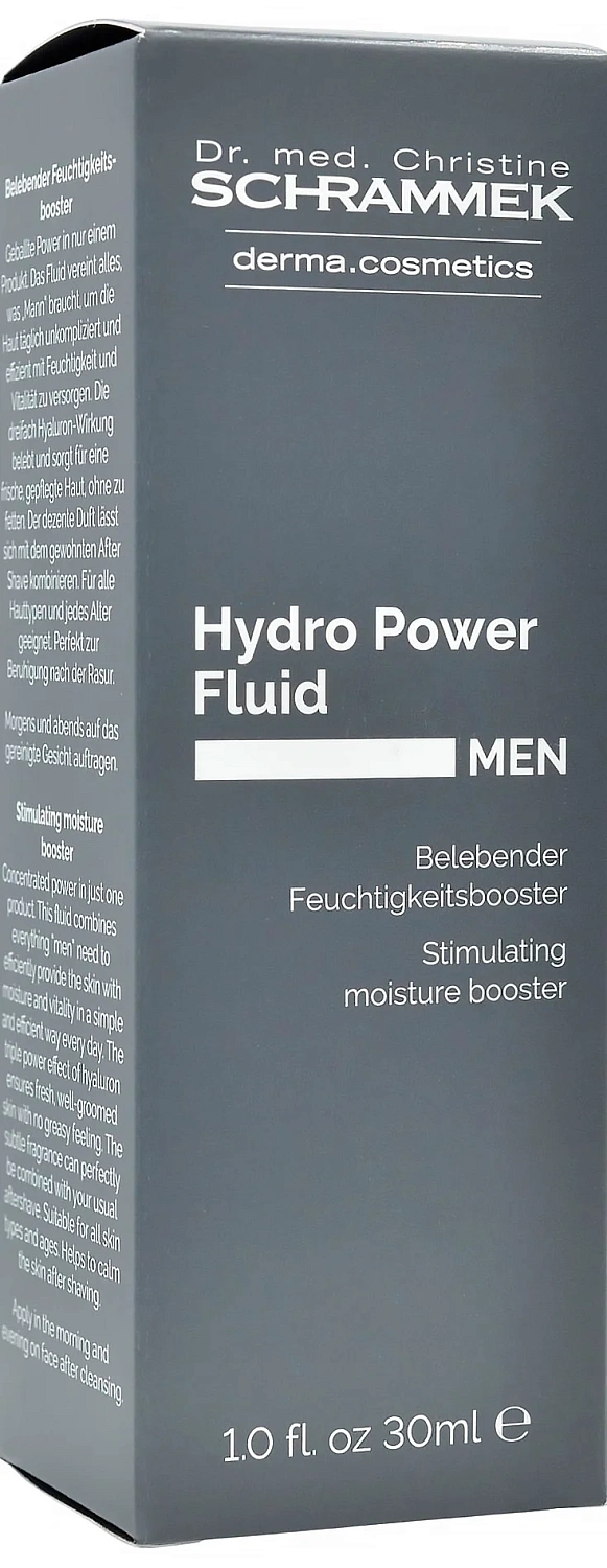Флюїд для обличчя для чоловіків / Hydro Power Fluid / Dr. Schrammek
